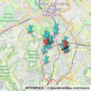 Mappa P.za della Trasfigurazione 2 c, 00151 Roma RM, Italia (1.275)