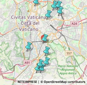 Mappa Piazzale XII Ottobre, 00154 Roma RM, Italia (5.57533)