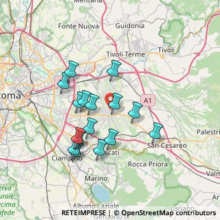Mappa Via Benestare, 00132 Roma RM, Italia (6.905)