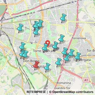 Mappa Via Biagio Bartalini, 00172 Roma RM, Italia (2.055)