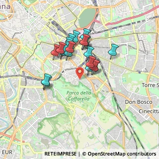 Mappa Via Adolfo Omodeo, 00182 Roma RM, Italia (1.526)