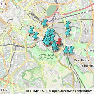 Mappa Via Adolfo Omodeo, 00182 Roma RM, Italia (1.087)