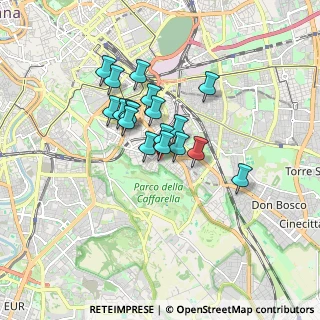 Mappa Via Adolfo Omodeo, 00182 Roma RM, Italia (1.29944)