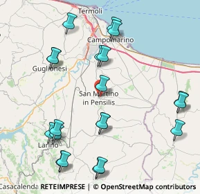 Mappa Via Alba, 86046 San Martino in Pensilis CB, Italia (10.0145)