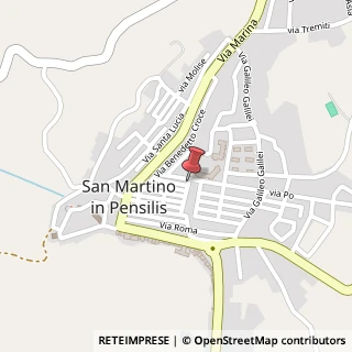 Mappa Via Pellegrini, 70, 86046 San Martino in Pensilis, Campobasso (Molise)