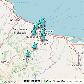 Mappa Via Alba, 86046 San Martino in Pensilis CB, Italia (10.02545)