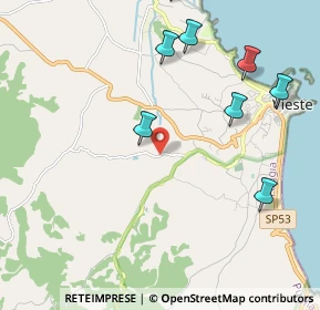 Mappa Località Spacco-San Luca, 71019 Vieste FG, Italia (3.17833)