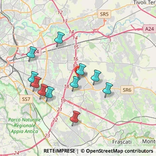 Mappa Via Acheloo, 00133 Roma RM, Italia (4.07)