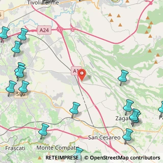Mappa SP13C, 00010 Gallicano nel Lazio RM, Italia (7.9145)