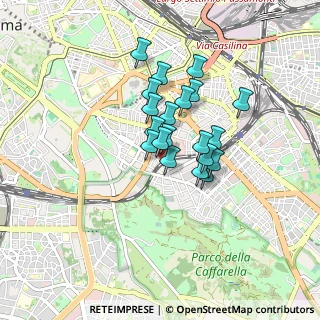 Mappa Piazza Zama, 00183 Roma RM, Italia (0.6305)