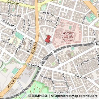 Mappa Piazza Zama, 5, 00183 Roma, Roma (Lazio)