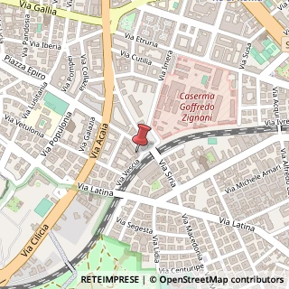 Mappa Piazza Zama, 22, 00183 Roma, Roma (Lazio)