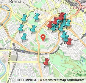 Mappa Via di Porta San Sebastiano, 00153 Roma RM, Italia (1.0215)