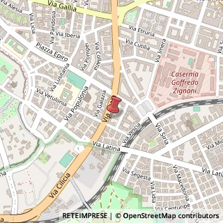 Mappa Via Acaia, 67 U, 00183 Roma, Roma (Lazio)