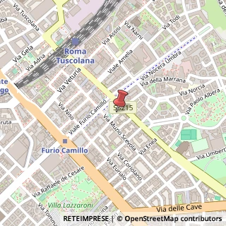 Mappa Via Camilla, 62/64, 00181 Roma, Roma (Lazio)