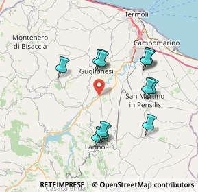 Mappa Contrada Macinella FondoValle Biferno Km. 66+400, 86035 Larino CB, Italia (7.37692)