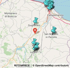 Mappa Contrada Macinella FondoValle Biferno Km. 66+400, 86035 Larino CB, Italia (10.6785)