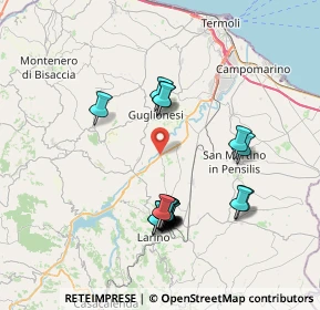 Mappa Contrada Macinella FondoValle Biferno Km. 66+400, 86035 Larino CB, Italia (7.546)