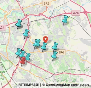 Mappa Via Ispica, 00133 Roma RM, Italia (4.10462)
