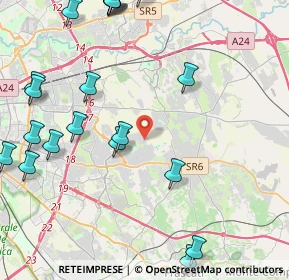 Mappa Via Ispica, 00133 Roma RM, Italia (6.0195)
