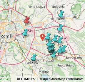 Mappa Via Ispica, 00133 Roma RM, Italia (6.68625)