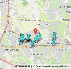 Mappa Via Ispica, 00133 Roma RM, Italia (1.67643)