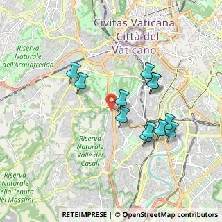 Mappa Via Maria Saveria Sanzi, 00151 Roma RM, Italia (1.76167)
