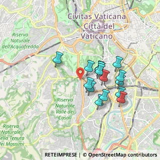 Mappa Via Maria Saveria Sanzi, 00151 Roma RM, Italia (1.57667)