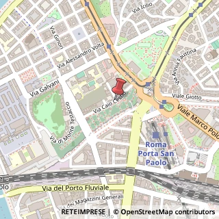 Mappa Via Paolo Caselli,  2, 00153 Roma, Roma (Lazio)