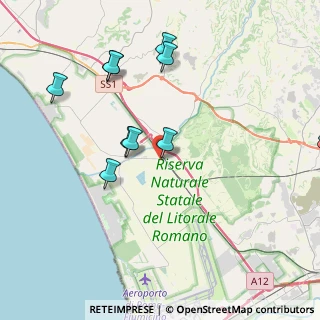 Mappa Via della Corona Australe, 00057 Fiumicino RM, Italia (4.91273)