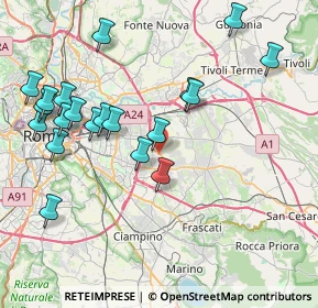 Mappa Largo Domenico delle Greche, 00133 Roma RM, Italia (9.3185)