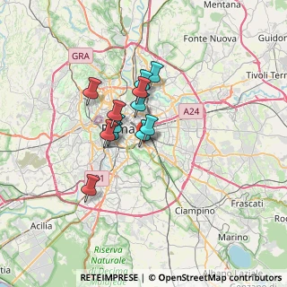 Mappa Via Orazio Coclite, 00181 Roma RM, Italia (4.9175)