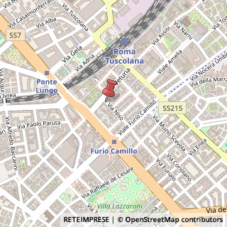 Mappa Via Niso, 39/43, 00181 Roma, Roma (Lazio)