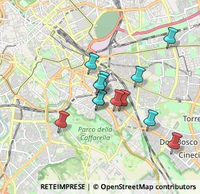 Mappa Via Orazio Coclite, 00181 Roma RM, Italia (1.47333)