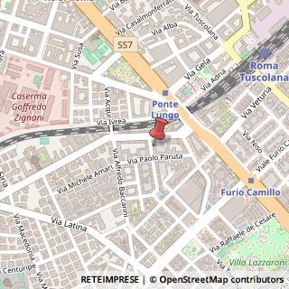 Mappa Via Paolo Paruta, 20, 00179 Roma, Roma (Lazio)