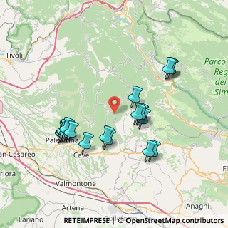 Mappa Strada Provinciale, 00030 Olevano Romano RM, Italia (7.783)