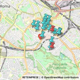 Mappa Via Vetulonia, 00183 Roma RM, Italia (0.7735)
