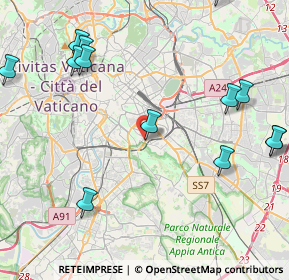 Mappa Via Vetulonia, 00183 Roma RM, Italia (5.74385)