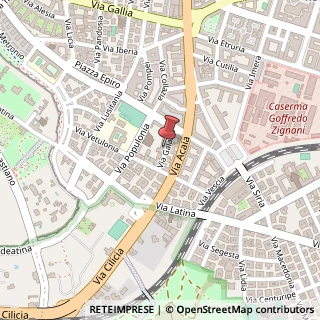 Mappa Via Galazia, 7, 00183 Roma, Roma (Lazio)
