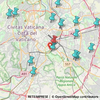 Mappa Via Vetulonia, 00183 Roma RM, Italia (5.64067)