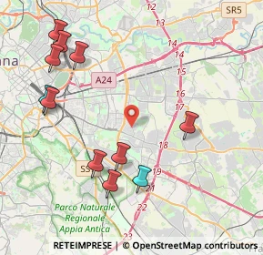 Mappa Via dei Fiori, 00172 Roma RM, Italia (4.97909)