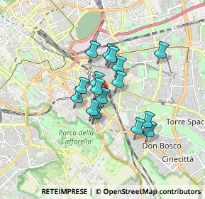 Mappa Via Deruta, 00181 Roma RM, Italia (1.28063)