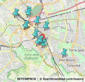 Mappa Via Deruta, 00181 Roma RM, Italia (1.7725)