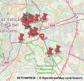 Mappa Via Deruta, 00181 Roma RM, Italia (3.746)