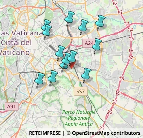 Mappa Via Deruta, 00181 Roma RM, Italia (3.16538)