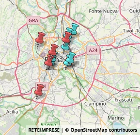 Mappa Via Mazzarello Maria Suora, 00181 Roma RM, Italia (5.23917)