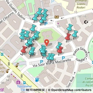 Mappa Via Suor Maria Mazzarello, 00181 Roma RM, Italia (0.06074)