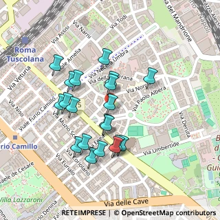 Mappa Via Suor Maria Mazzarello, 00181 Roma RM, Italia (0.2195)
