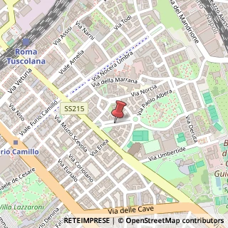 Mappa Via Suor Maria Mazzarello, 34, 00181 Roma, Roma (Lazio)