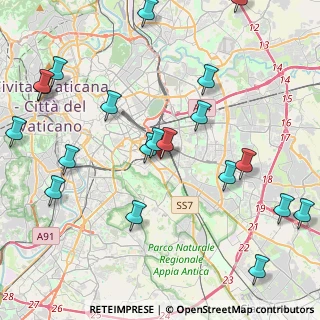 Mappa Via Mazzarello Maria Suora, 00181 Roma RM, Italia (5.5675)